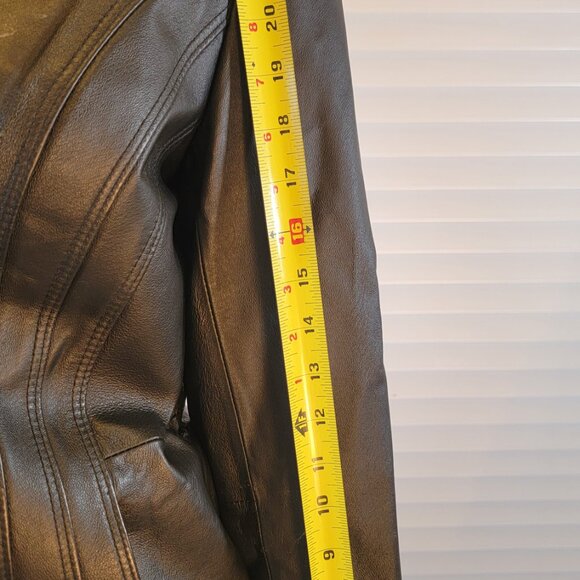 Vintage East 5th 100% Nappa Leather Zip up Jacket - Picture 4 of 9